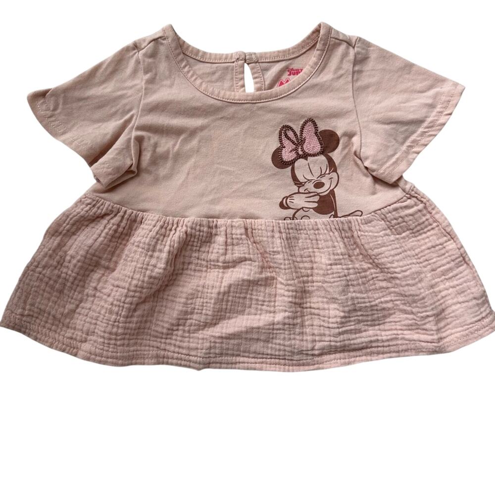 Disney Minnie Mouse Short Sleeve Toddler Dress Size 2T